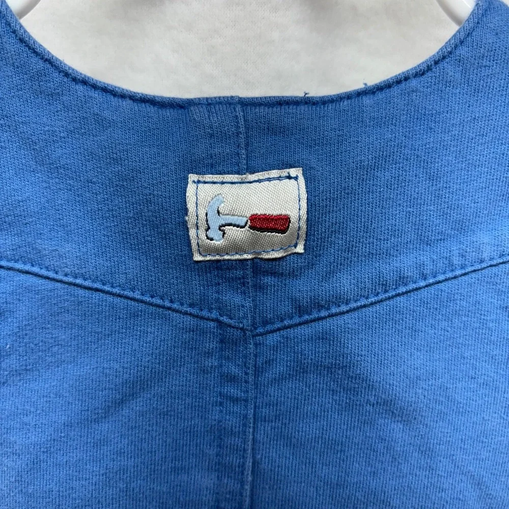 Gymboree Blue Tool Embroidered Cotton Baby Overalls 3-6‎ Months